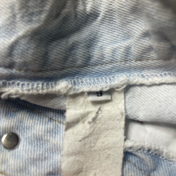 PARIS BLUES denim skirt button down size 9 - Picture 2 of 4